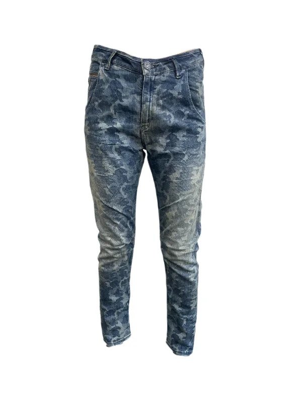 MAISON SCOTCH Women's Blue All Over Print Skinny Jeans #740 NWT Stylish High-Waist Jeans MAISON SCOTCH Women's Blue All Over Print Skinny Jeans #740 NWT Stylish High-Waist Jeans