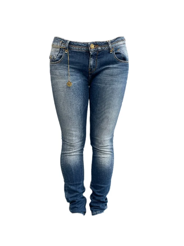 MAISON SCOTCH Women's Blue Low Rise Straight Leg Jeans #716 NWT Casual Wide-Legged Denim Jeans MAISON SCOTCH Women's Blue Low Rise Straight Leg Jeans #716 NWT Casual Wide-Legged Denim Jeans