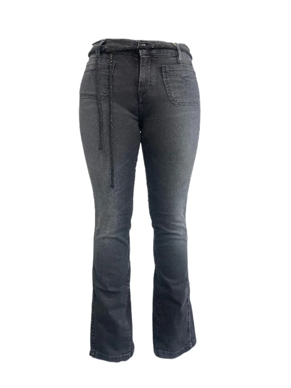 MAISON SCOTCH Women's Grey Low Rise Flared Jeans #757 NWT Fashionable Vintage Wash Jeans MAISON SCOTCH Women's Grey Low Rise Flared Jeans #757 NWT Fashionable Vintage Wash Jeans