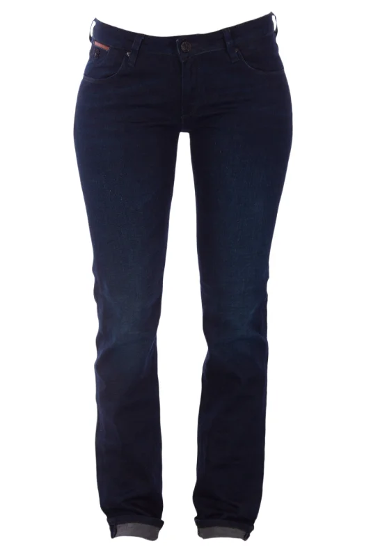 MAISON SCOTCH Women's Indigo Dark Wash Straight Leg Jeans #708 NWT Stylish Bootcut Denim Jeans