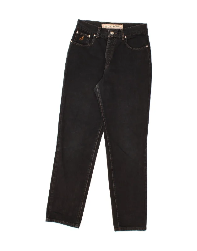 ONYX Womens Tapered Jeans W31 L31  Grey Cotton Chic Ripped Jeans