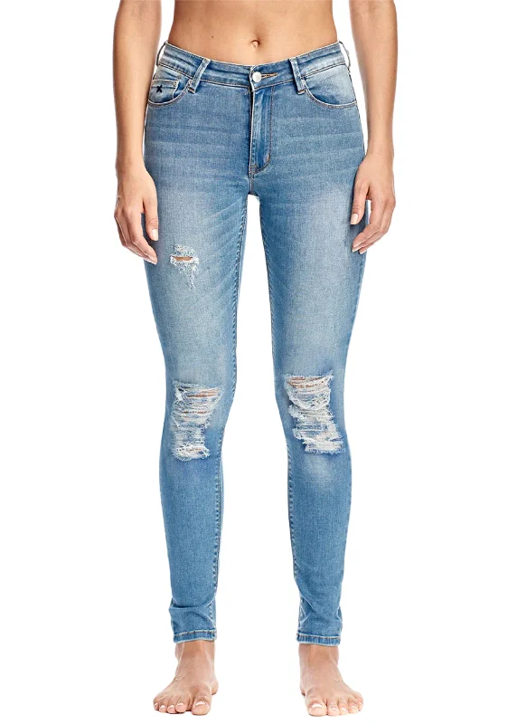 RES DENIM Women's Blue Kitty Skinny Vintage Jeans #197 26 NWT Fashionable Slouchy Fit Jeans RES DENIM Women's Blue Kitty Skinny Vintage Jeans #197 26 NWT Fashionable Slouchy Fit Jeans