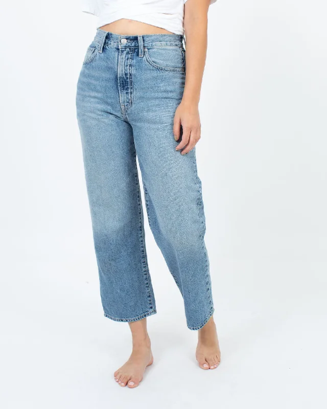 "Ribcage Straight" Jeans Chic Faded Blue Jeans