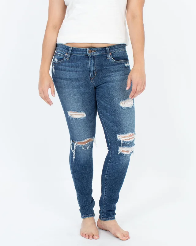 "The Icon" Mid-Rise Skinny Jeans Trendy Plus Size Jeans
