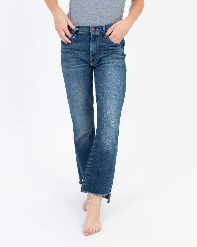 "The Insider Crop Step Fray" Jean Comfortable Zip-Up Skinny Jeans