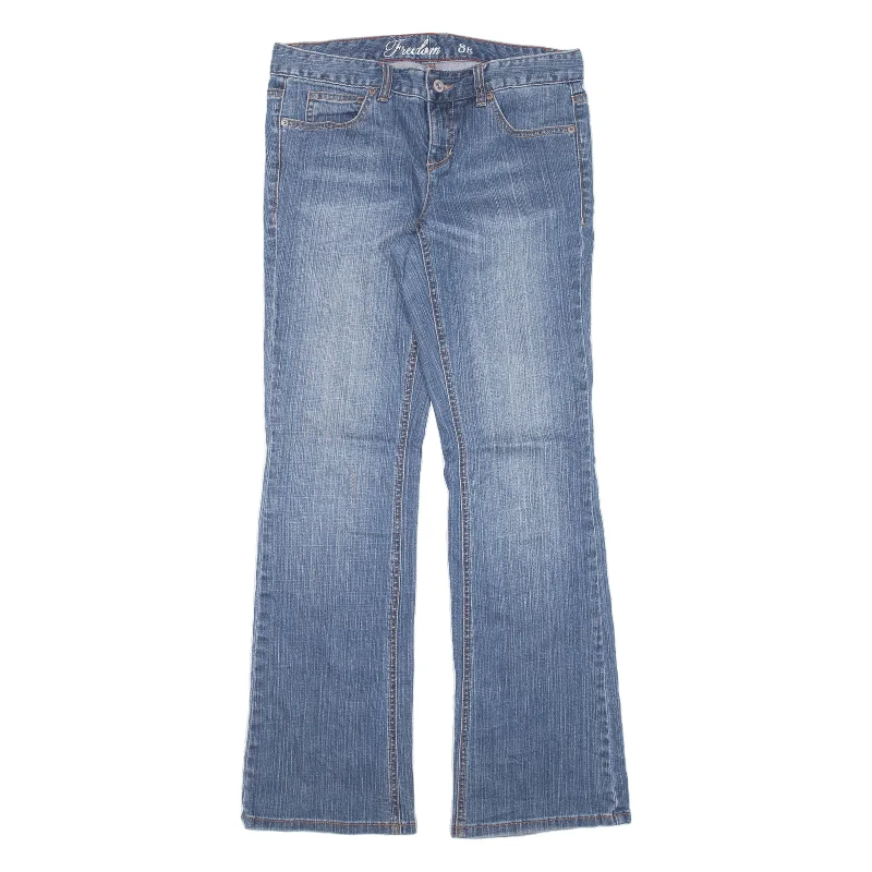 TOMMY HILFIGER Womens Jeans Blue Regular Bootcut W32 L31 Comfortable Distressed Straight-Leg Jeans TOMMY HILFIGER Womens Jeans Blue Regular Bootcut W32 L31 Comfortable Distressed Straight-Leg Jeans