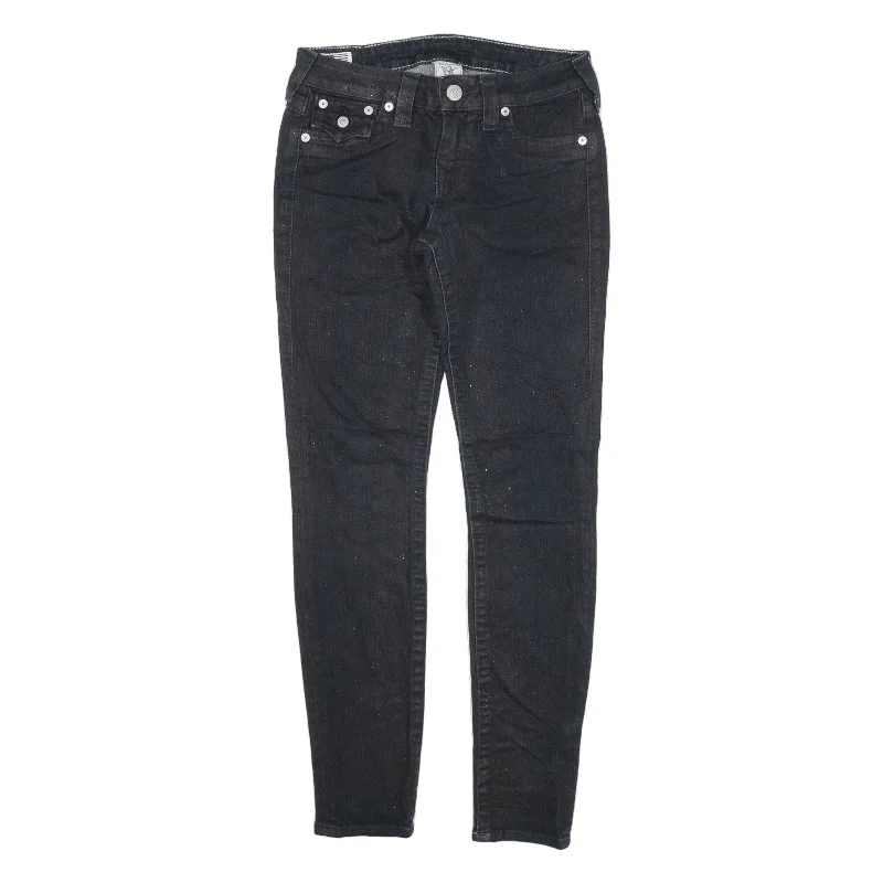 TRUE RELIGION Jeans Black Denim Slim Skinny Womens W26 L29 Comfortable Boyfriend Jeans TRUE RELIGION Jeans Black Denim Slim Skinny Womens W26 L29 Comfortable Boyfriend Jeans