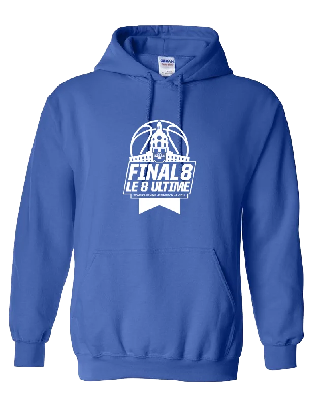 2024 U Sports Women's Basketball Championship Hooded Sweatshirt Hoodie with Hidden Zipper Minimalist Clean 2024 U Sports Women's Basketball Championship Hooded Sweatshirt Hoodie with Hidden Zipper Minimalist Clean