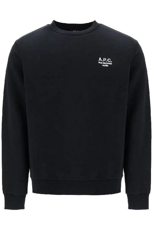 Unisex Rue Madame Sweatshirt  - Black Hoodie with Velcro Closure Adjustable Secure