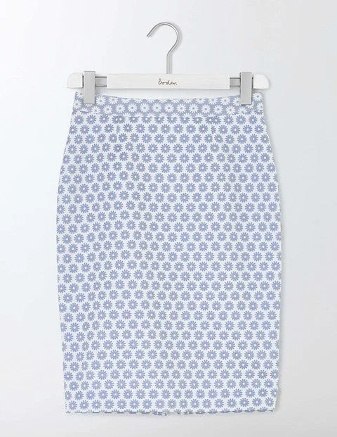 Floral Pencil Skirt silk skirt smooth