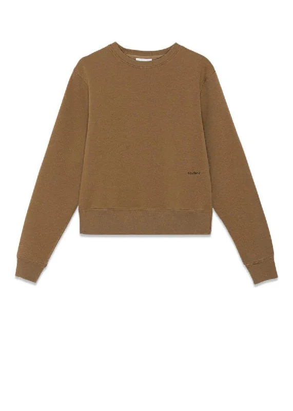 Joy sweatshirt - Dark Camel Oversized Hoodie Comfort Casual