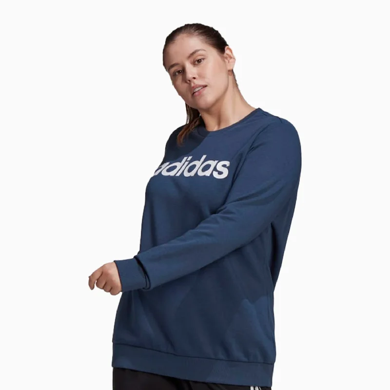 Women's Essentials Logo Sweatshirt Plus Size Hoodie with Toggle Buttons Decorative Unique Women's Essentials Logo Sweatshirt Plus Size Hoodie with Toggle Buttons Decorative Unique