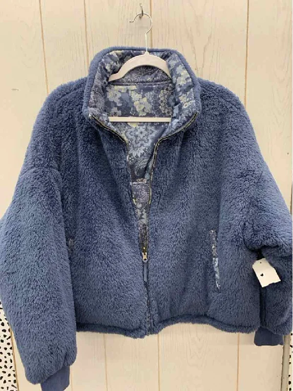 American Eagle Blue Womens Size Small Jacket (Outdoor) Nylon Jacket Polyester Jacket Spandex Jacket American Eagle Blue Womens Size Small Jacket (Outdoor) Nylon Jacket Polyester Jacket Spandex Jacket