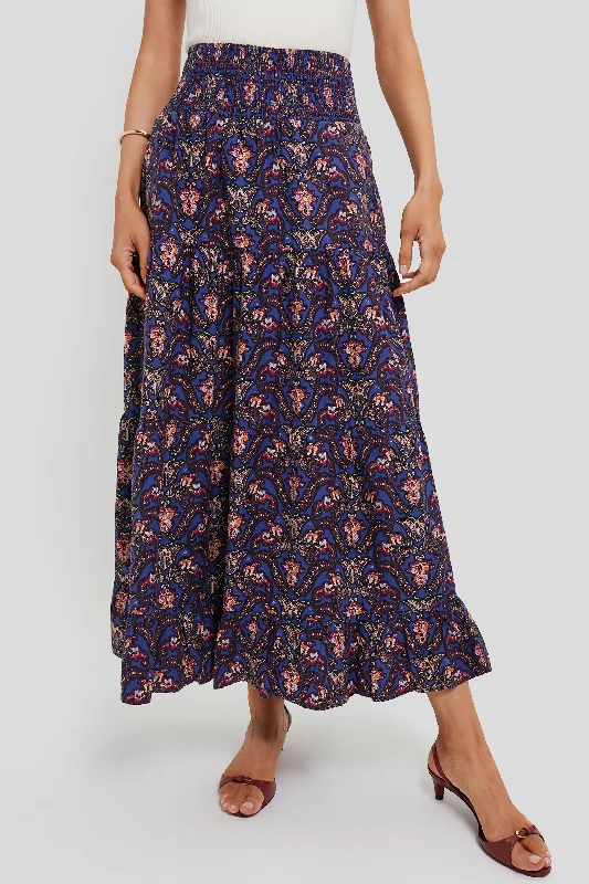 Amisha Print Luelle Skirt high waist skirt