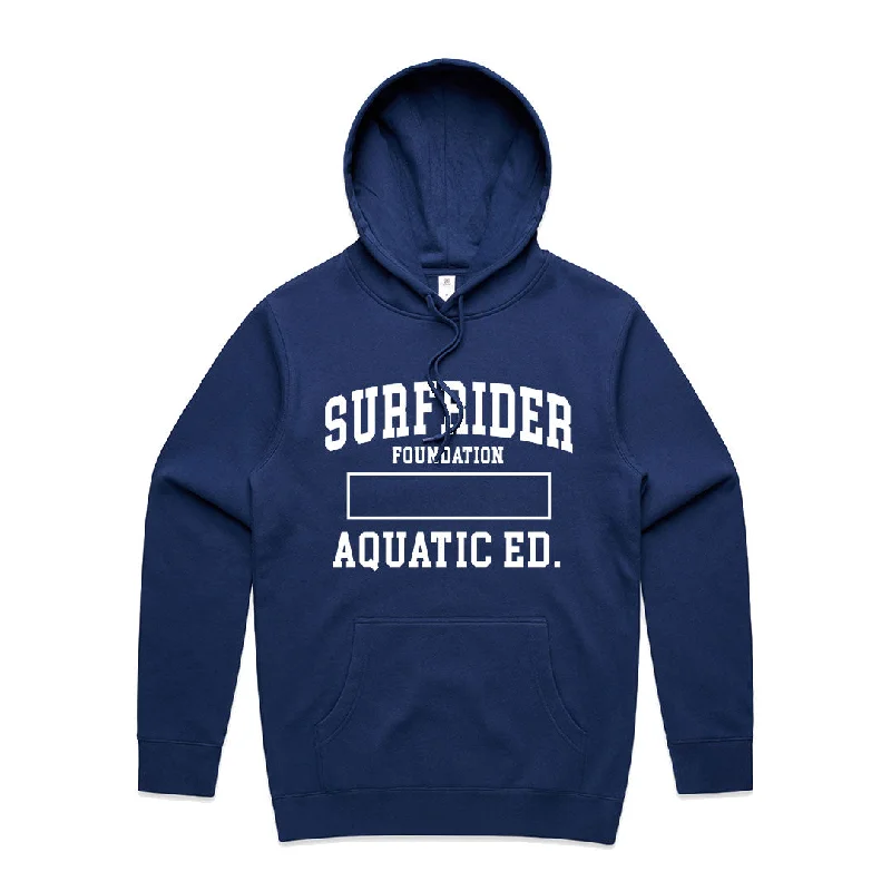 Aquatic Ed. Hoodie Hoodie with Hem Fringe Bohemian Relaxed