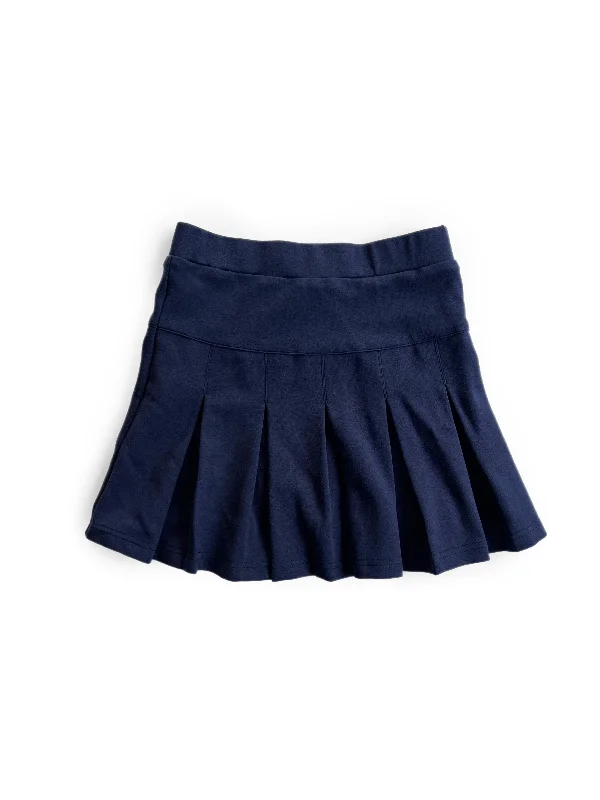 Basic Skort - Navy corduroy skirt durable