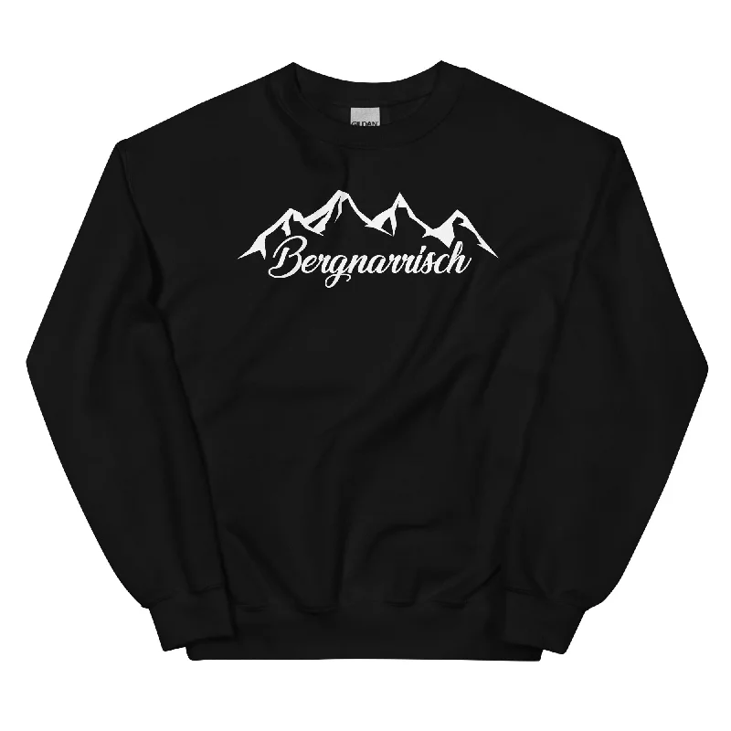 Bergnarrisch - Sweatshirt (Unisex) Hoodie with V-Neck Classic Versatile