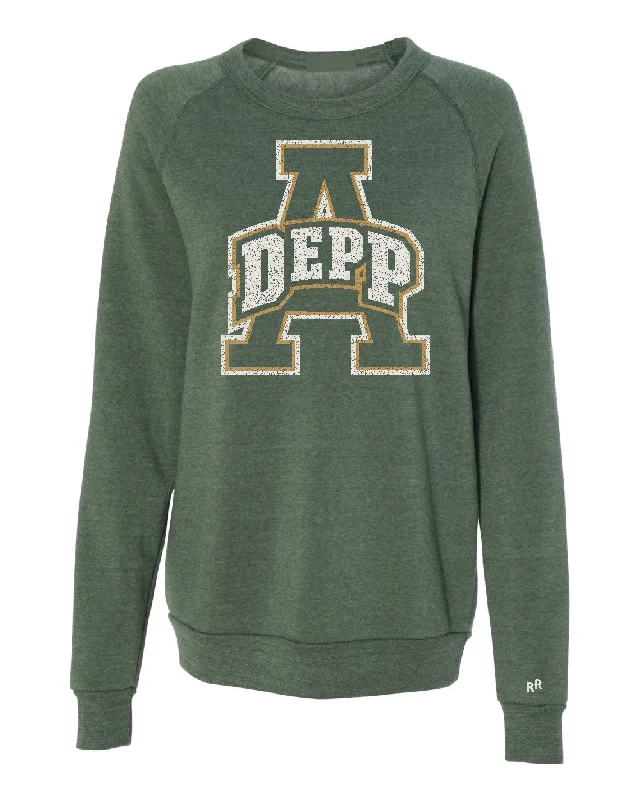 Depp Block A Forest Green Unisex Sweatshirt | Adult Hoodie with Emblem Brand Identity