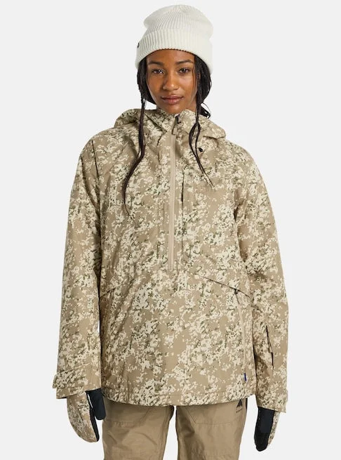 BURTON GORE PILLOWLINE ANORAK WOMEN'S JACKET Cardigan Sweater Pullover