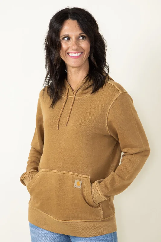 Carhartt Icon Hoodie for Women in Brown | 106178-BRN Hoodie with Drop Shoulder Relaxed Streetwear Carhartt Icon Hoodie for Women in Brown | 106178-BRN Hoodie with Drop Shoulder Relaxed Streetwear