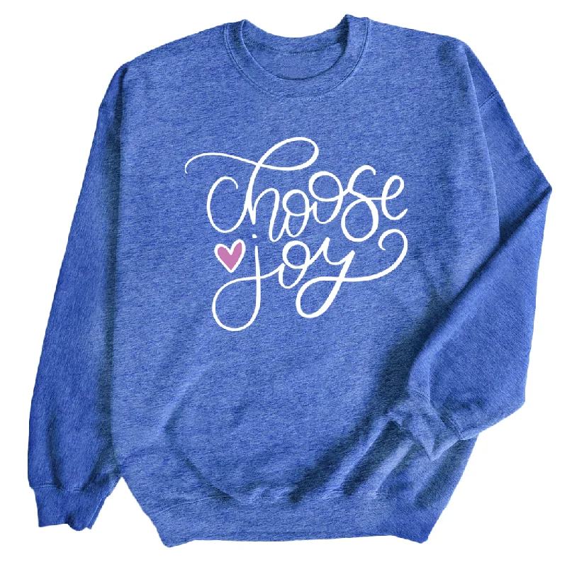 Choose Joy Sweatshirt Hoodie Crop Top Short Trendy