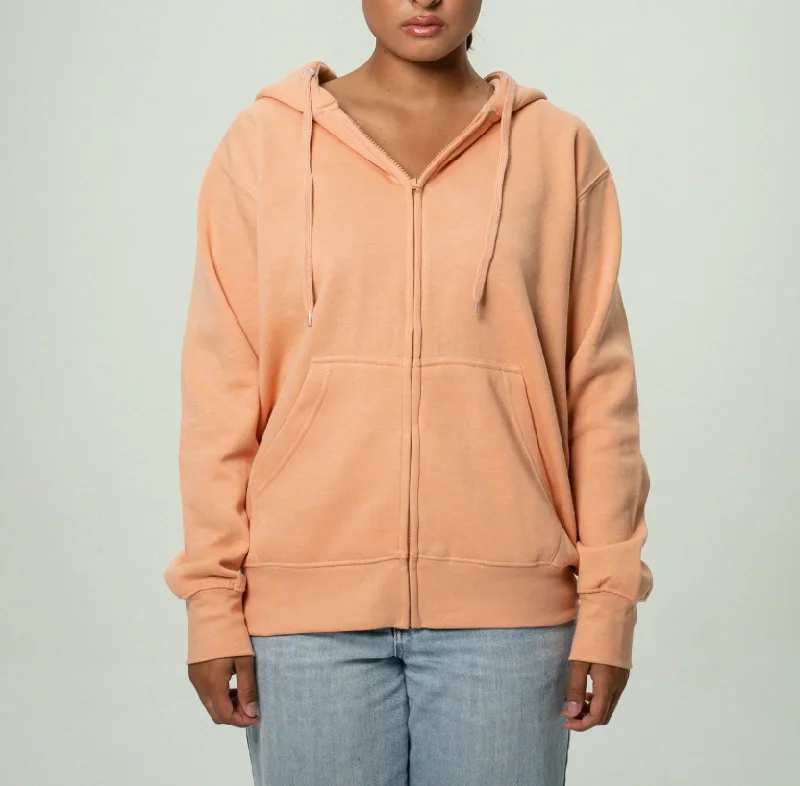 Peach Women's Heavy Blend Full-Zip Hooded SweatShirt Hoodie with Camouflage Military Edgy Peach Women's Heavy Blend Full-Zip Hooded SweatShirt Hoodie with Camouflage Military Edgy