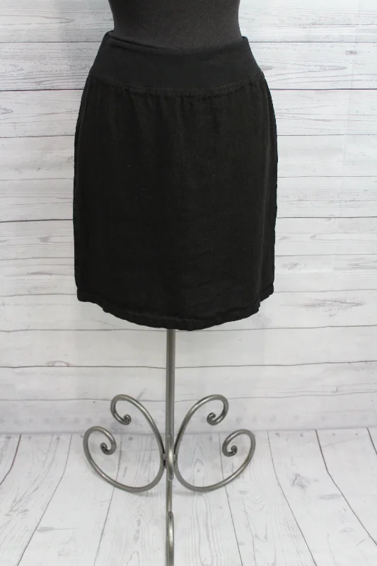 Cut Loose Solid Linen - Walking Skirt velvet skirt glossy