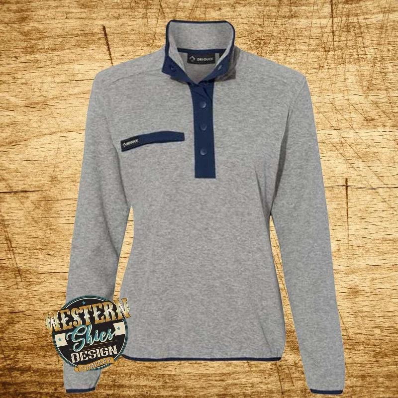 Dri Duck Denali Mountain Women's Fleece Pullover Sweatshirt Hoodie with Set-In Sleeves Structured Classic Dri Duck Denali Mountain Women's Fleece Pullover Sweatshirt Hoodie with Set-In Sleeves Structured Classic
