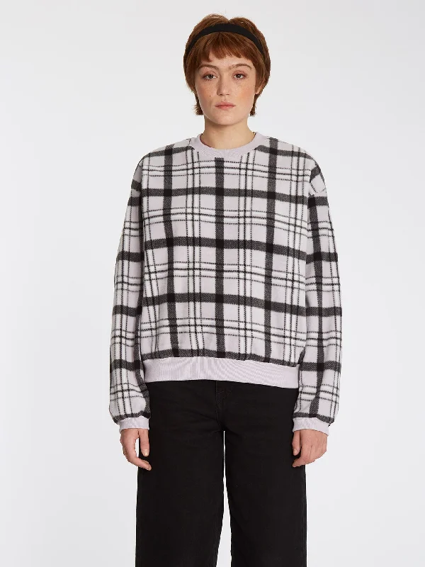 Error 101 Sweatshirt - Lavender Hoodie with Cuffed Sleeves Snug Secure