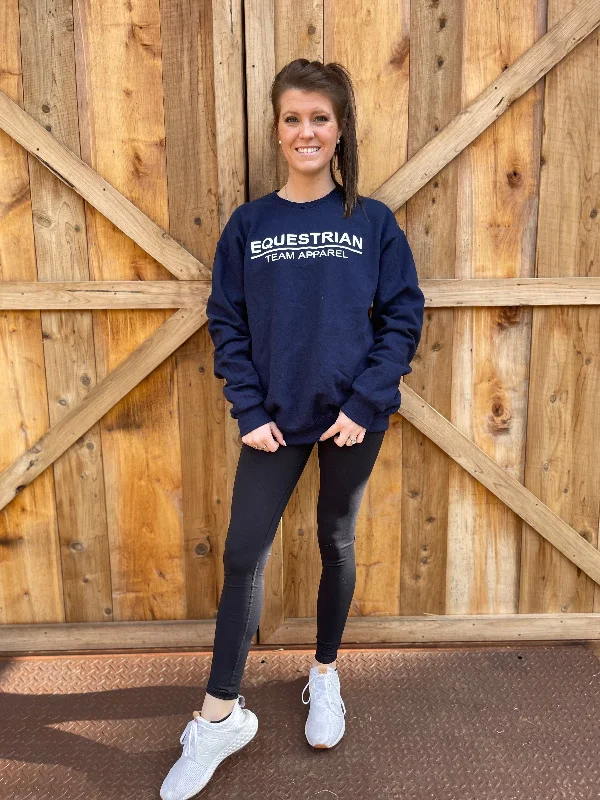 Equestrian Team Apparel- Sweatshirts (Unisex) Hooded Sweatshirt Casual Wear Street Style Equestrian Team Apparel- Sweatshirts (Unisex) Hooded Sweatshirt Casual Wear Street Style