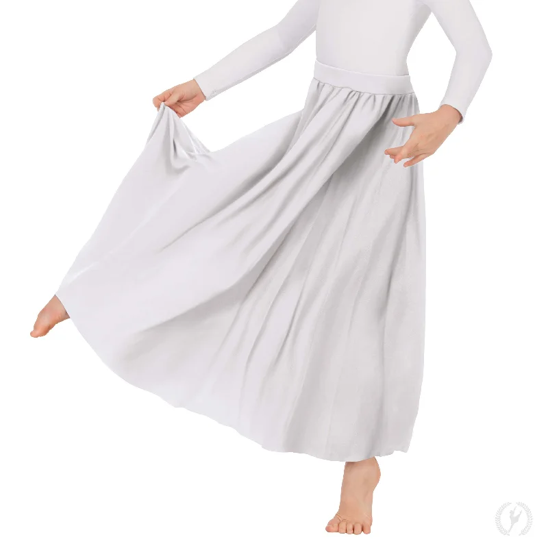 Eurotard 13778c Child Simplicity Single Panel Circle Skirt silk skirt lustrous