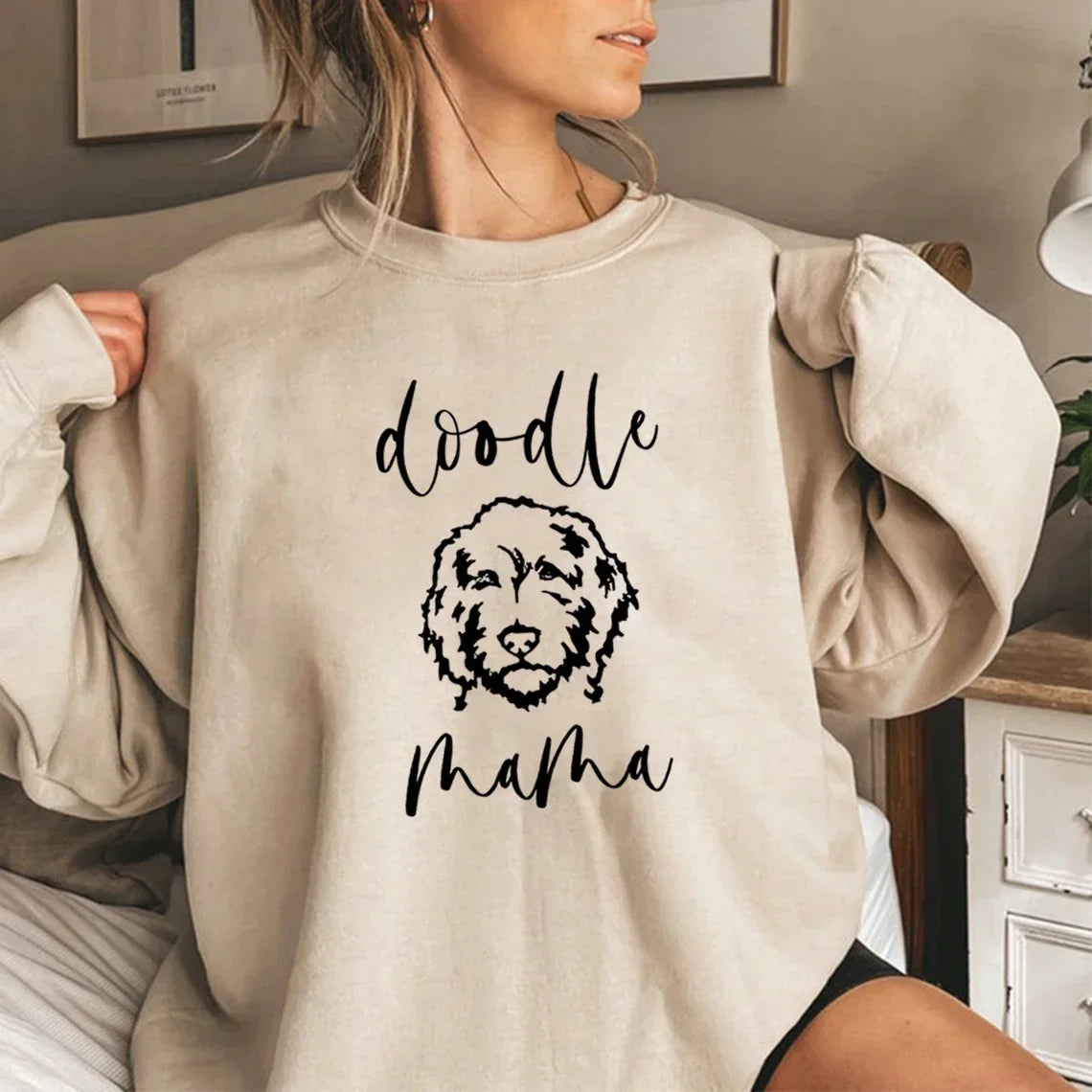 Golden Doodle Mama Sweatshirt Doodle Mom Crewneck Sweatshirts Women Graphic Hoodies Long Sleeve Pullovers Female Cute Tops Hoodie with Hidden Zipper Minimalist Clean Golden Doodle Mama Sweatshirt Doodle Mom Crewneck Sweatshirts Women Graphic Hoodies Long Sleeve Pullovers Female Cute Tops Hoodie with Hidden Zipper Minimalist Clean