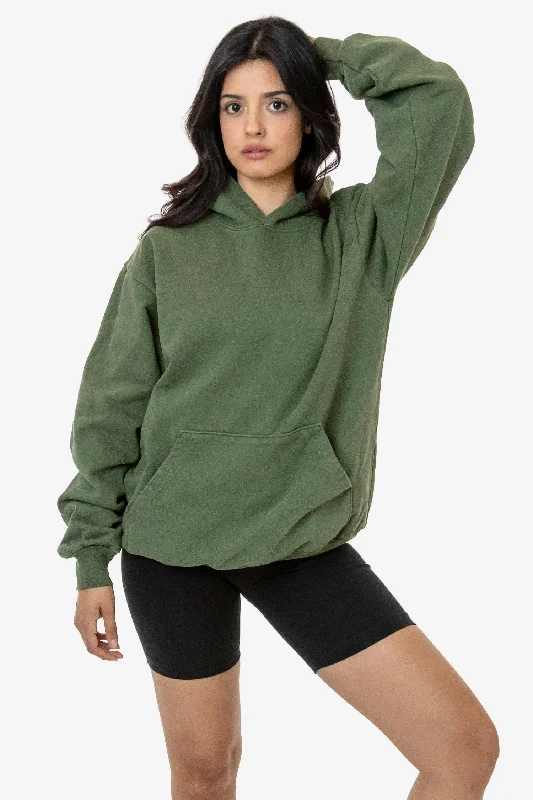 HF09 - Heavy Fleece Hoodie (Garment Dye 2) Hoodie with Hood Adjustable Protection