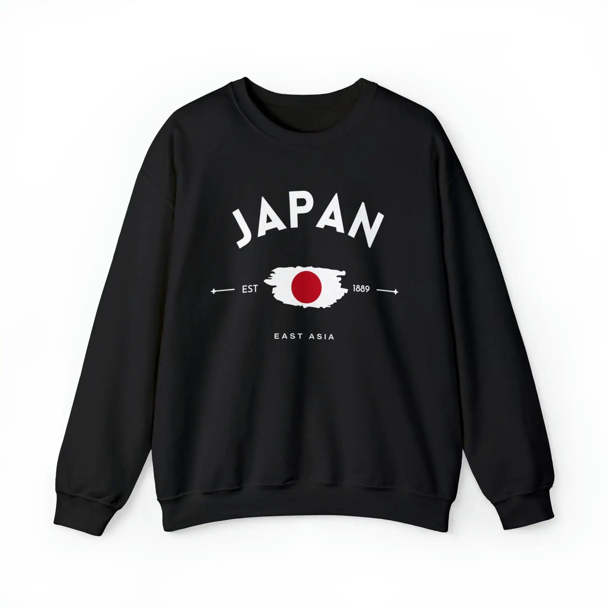 Japan Sweatshirt Hoodie with Hem Contrast Bold Stylish