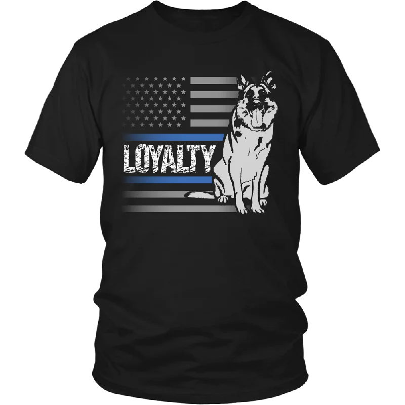K-9 Loyalty Shirts & Hoodies Hoodie with V-Neck Classic Versatile