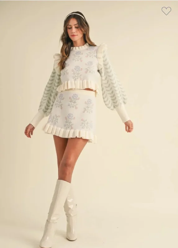 Piper Skirt flowy skirt hem