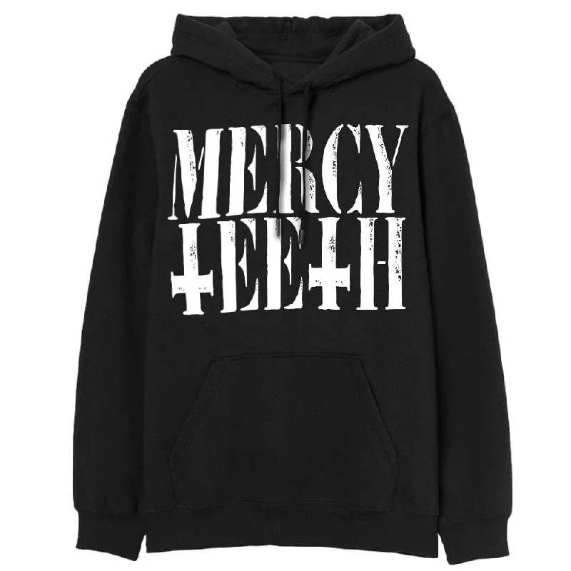 MERCY TEETH HOODIE Hoodie with Hidden Zipper Minimalist Clean