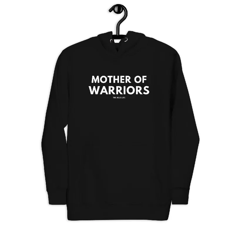 Mother Of Warriors! SKO! Hoodie Hoodie with Hem Contrast Bold Stylish