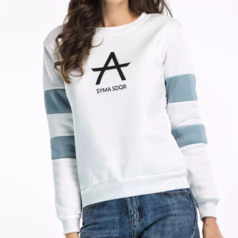 New sweatshirt Women Long Sleeve Printed Letters Hoodie with Embroidery Detailed Premium New sweatshirt Women Long Sleeve Printed Letters Hoodie with Embroidery Detailed Premium