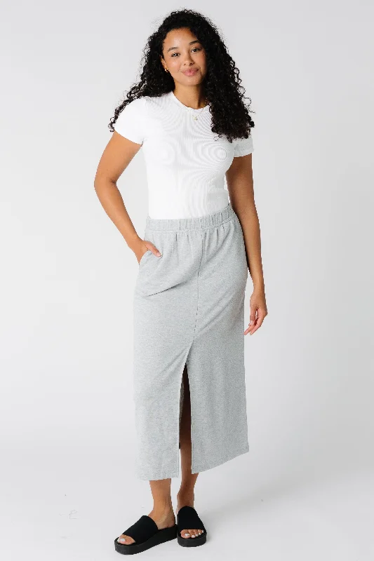 Now and Then Midi Skirt chiffon skirt delicate