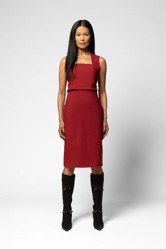 Remick Skirt - Crane pleated skirt texture