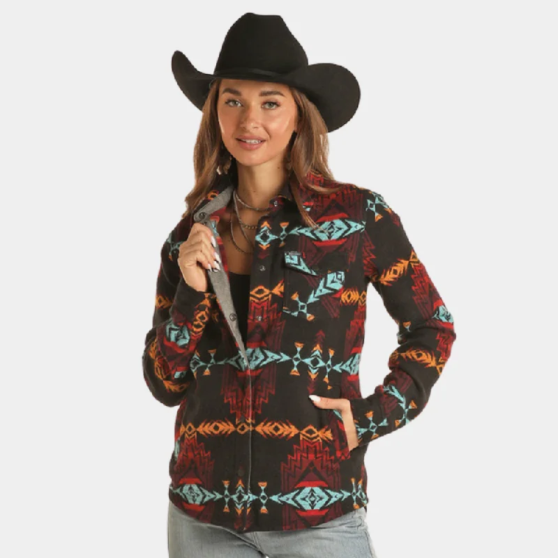 Rock & Roll Denim Black Multi Colour Aztec Jacket Toggled Jacket Drawstring Jacket Belted Jacket Rock & Roll Denim Black Multi Colour Aztec Jacket Toggled Jacket Drawstring Jacket Belted Jacket
