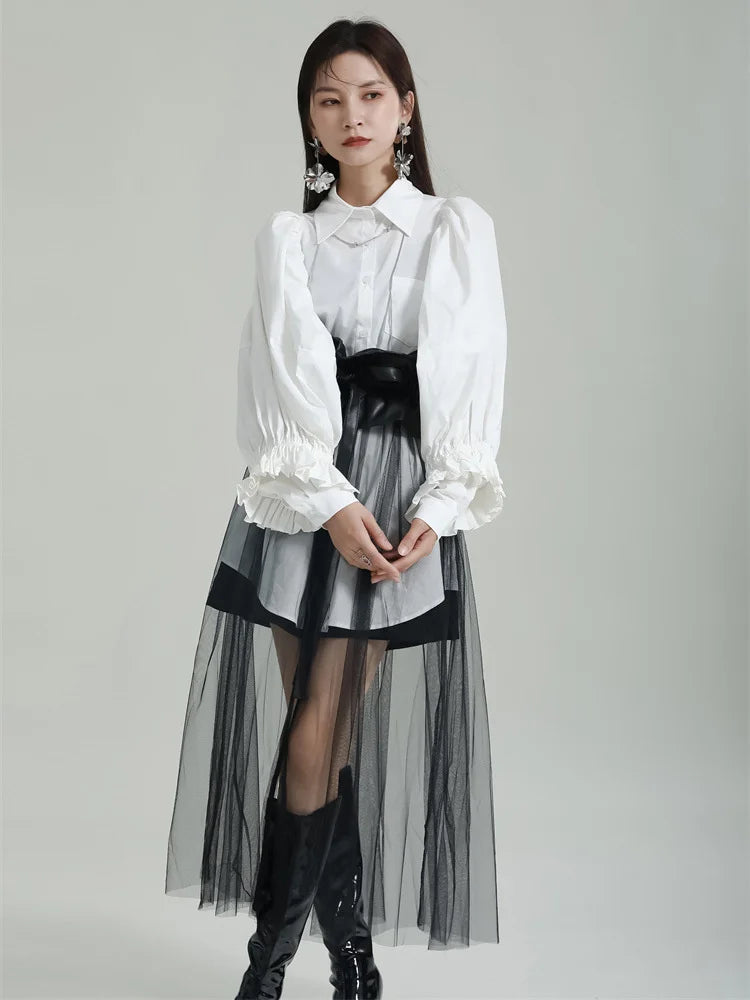 Rufus Sheer Tulle Skirt vintage skirt charm