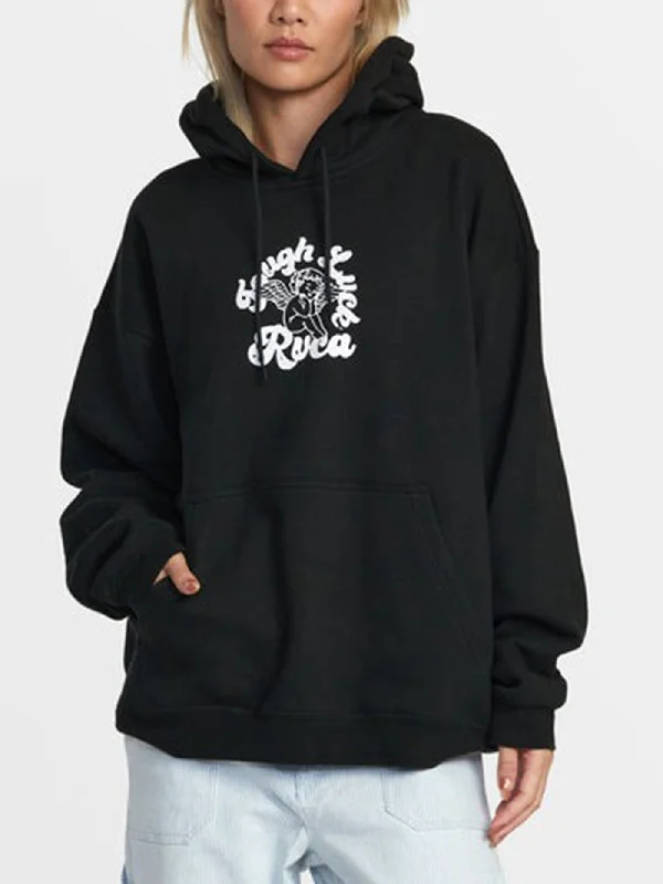 Tough Luck Baggie Hoodie Hoodie with Ribbed Cuffs Snug Fit Comfort