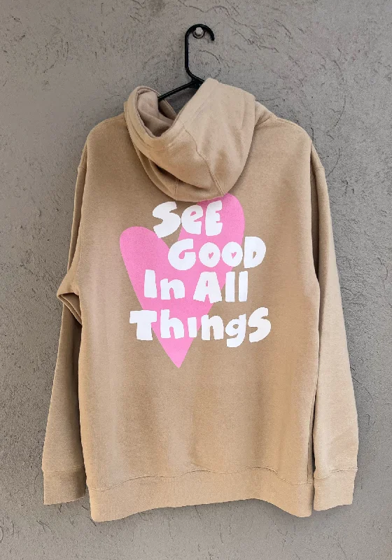 See The Good In All Things Hoodie Cotton Hoodie Fleece Lining Warmth
