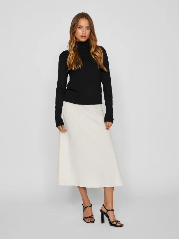 VIBRIETTA Midi Skirt - Birch lace skirt elegant