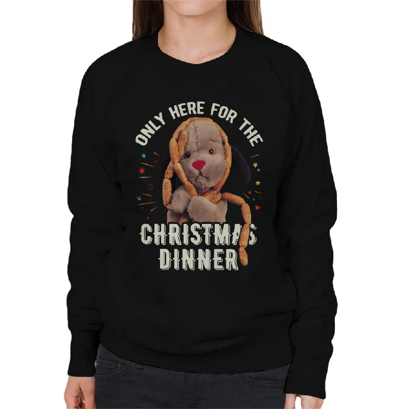 Sooty Christmas Sweep Only Here For The Christmas Dinner Women's Sweatshirt Hoodie Dress Longline Feminine Sooty Christmas Sweep Only Here For The Christmas Dinner Women's Sweatshirt Hoodie Dress Longline Feminine