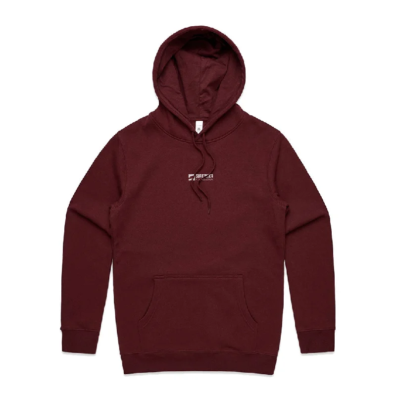 Standard Embroidered Hoodie Hoodie with Slit Hem Functional Movement