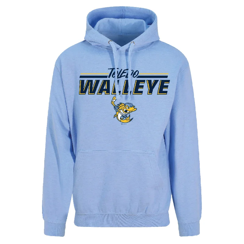 Toledo Walleye Careful Hooded Sweatshirt Hoodie with Lining Warm Insulated