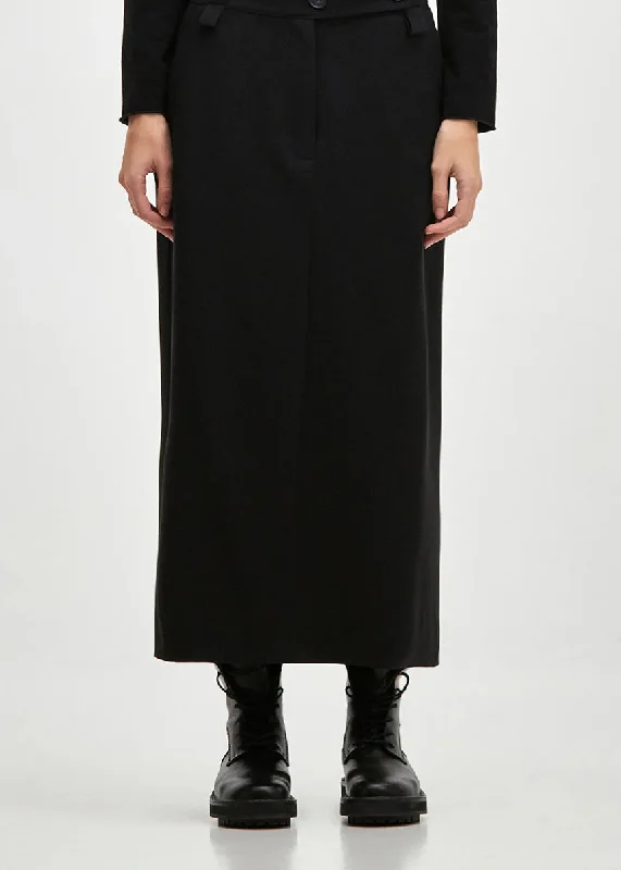 Tubo Skirt linen skirt relaxed